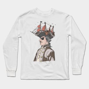 Captains Head Long Sleeve T-Shirt